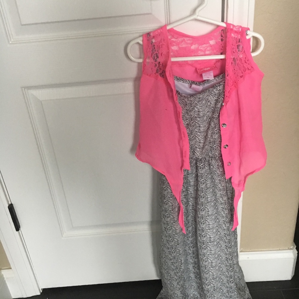 Dress and vest